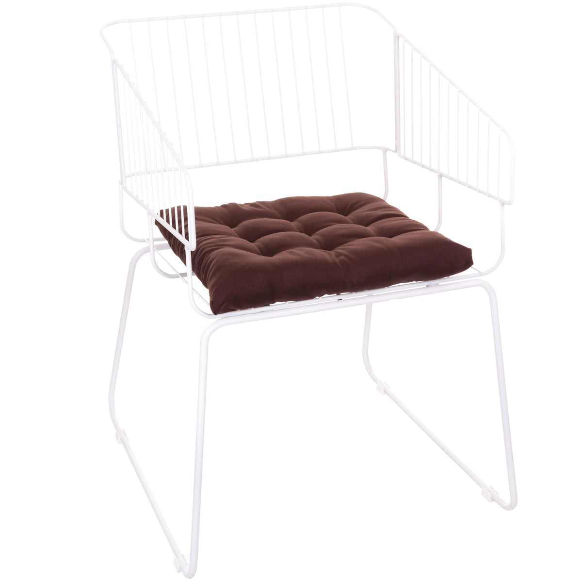 Cadeira de Jantar Design Industrial Aço Aramado Country