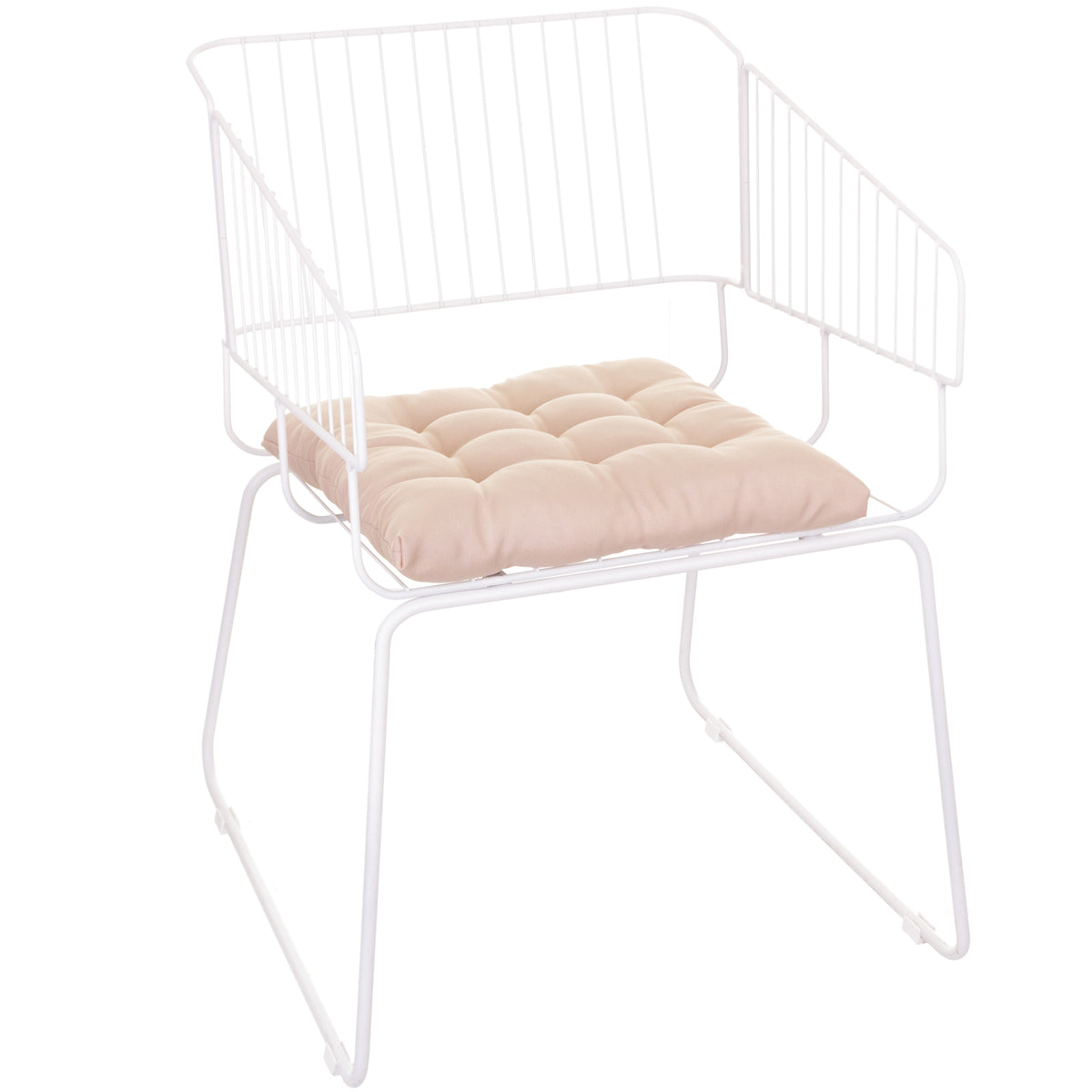 Cadeira de Jantar Design Industrial Aço Aramado Country