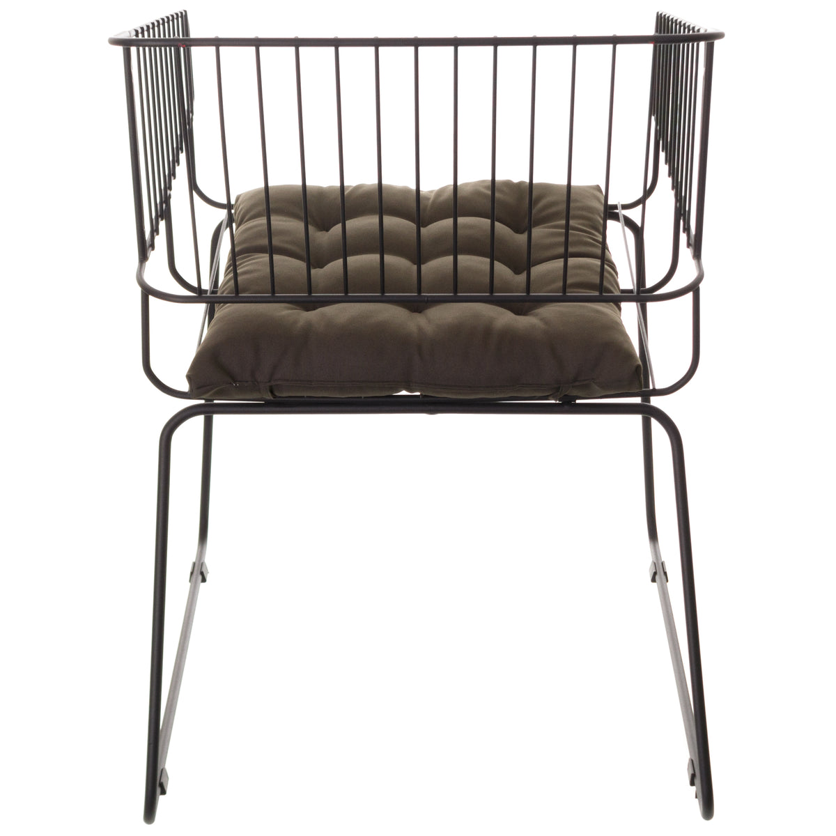 Cadeira de Jantar Design Industrial Aço Aramado Country