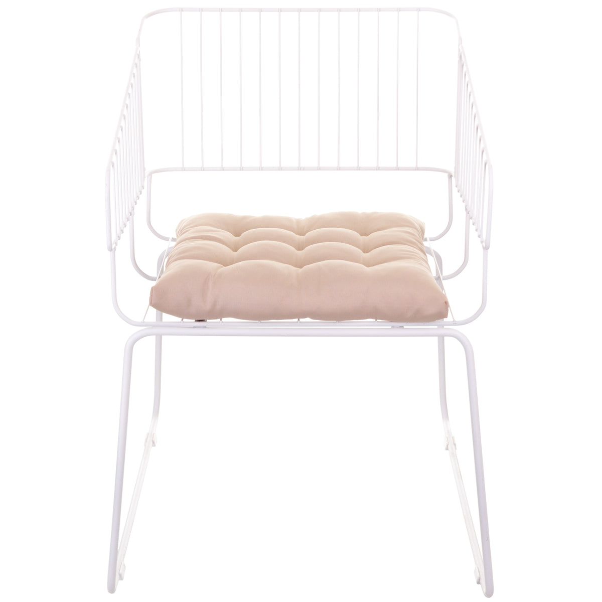 Cadeira de Jantar Design Industrial Aço Aramado Country