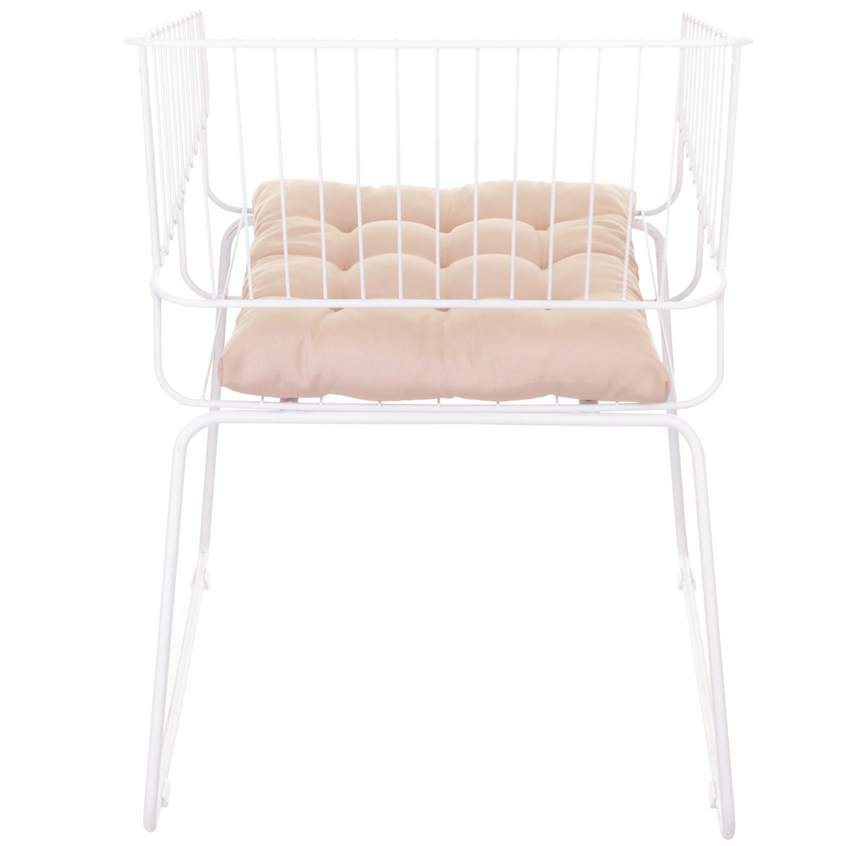 Cadeira de Jantar Design Industrial Aço Aramado Country