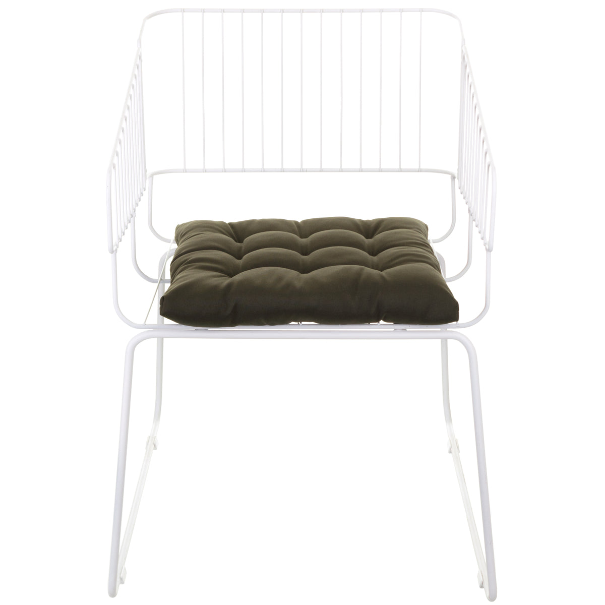 Cadeira de Jantar Design Industrial Aço Aramado Country