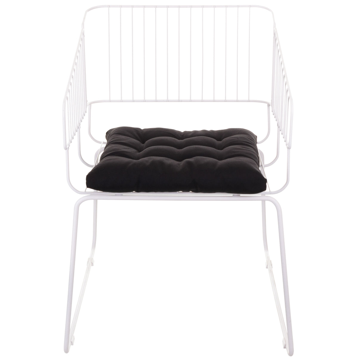 Cadeira de Jantar Design Industrial Aço Aramado Country