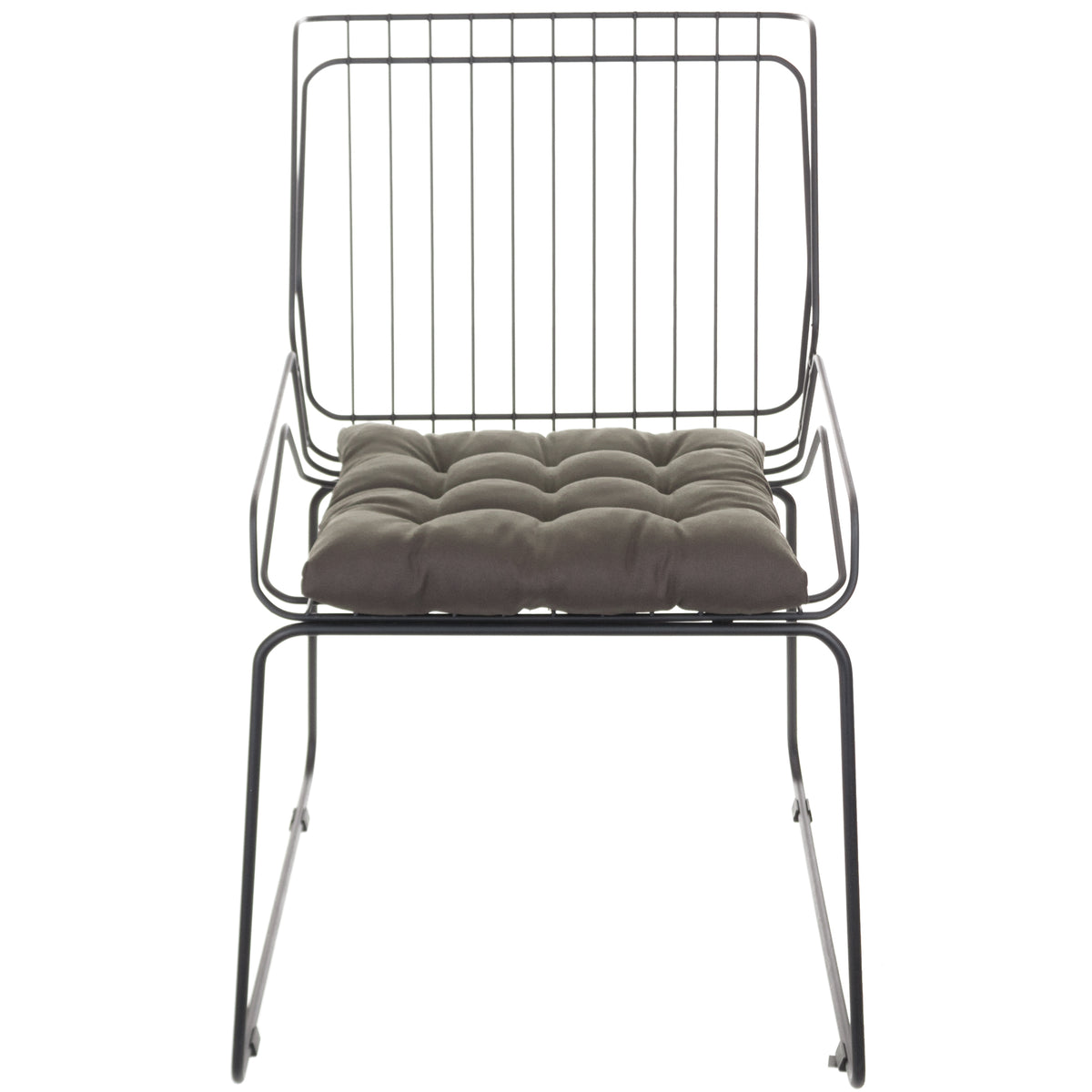 Cadeira de Jantar Design Industrial Aço Aramado Tron