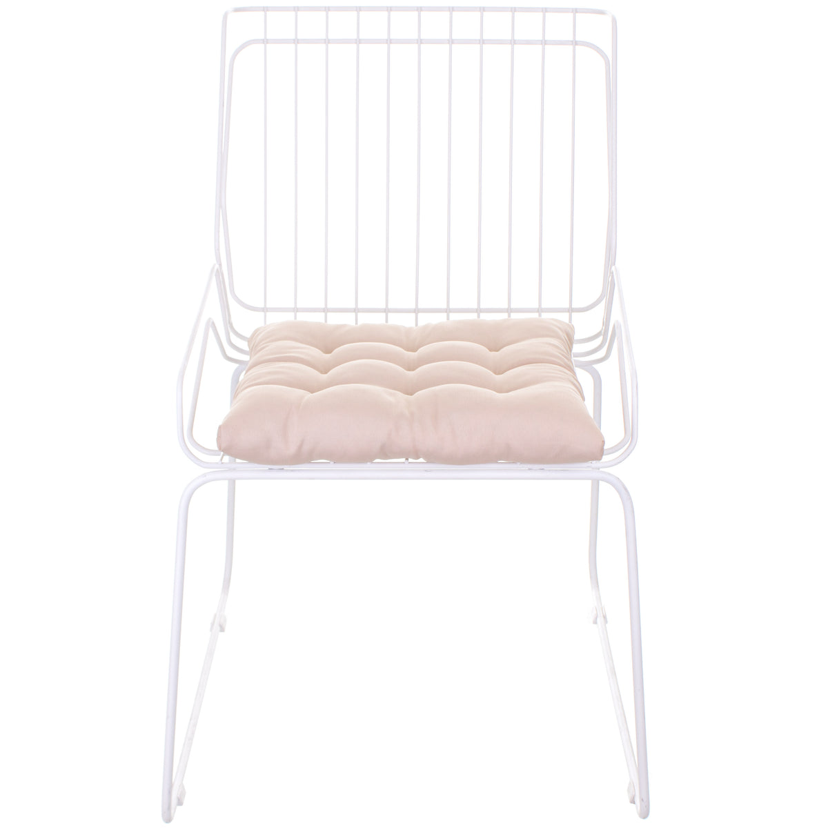 Cadeira de Jantar Design Industrial Aço Aramado Tron