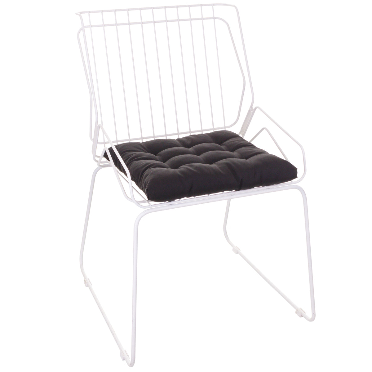 Cadeira de Jantar Design Industrial Aço Aramado Tron