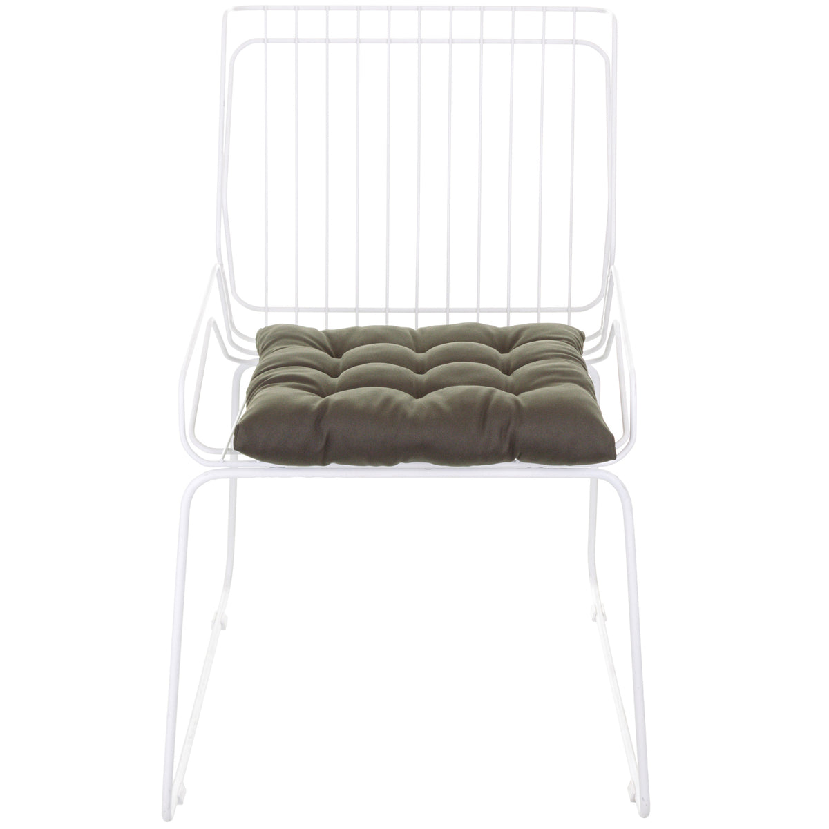 Cadeira de Jantar Design Industrial Aço Aramado Tron