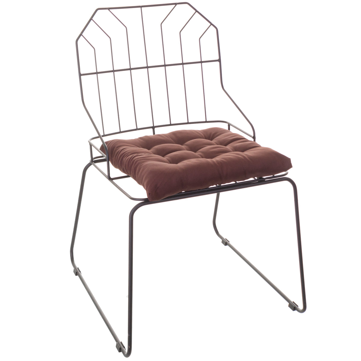 Cadeira de Jantar Top Design Industrial Aço Aramado Jovi