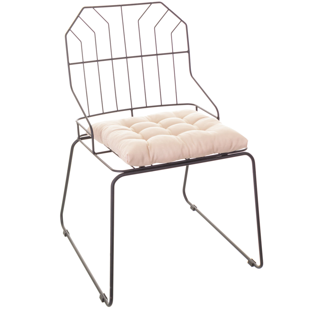 Cadeira de Jantar Top Design Industrial Aço Aramado Jovi