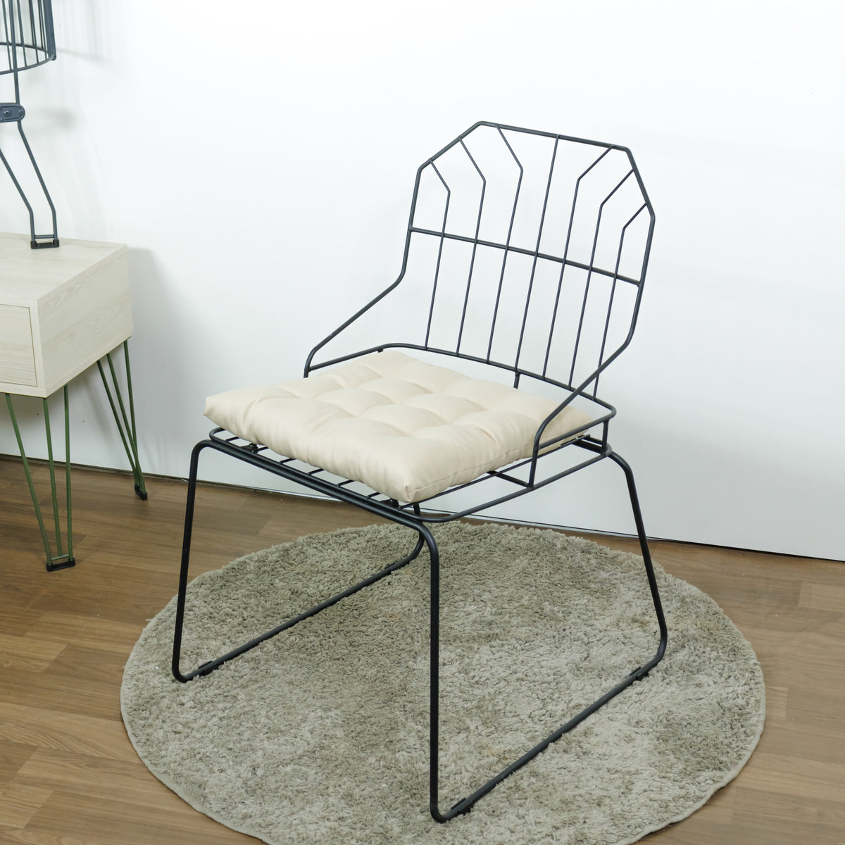 Cadeira de Jantar Top Design Industrial Aço Aramado Jovi