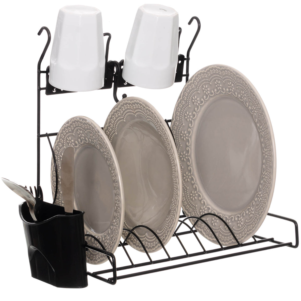 Escorredor de pratos aramado para parede - Linha Cook Premium - Não acompanha barra