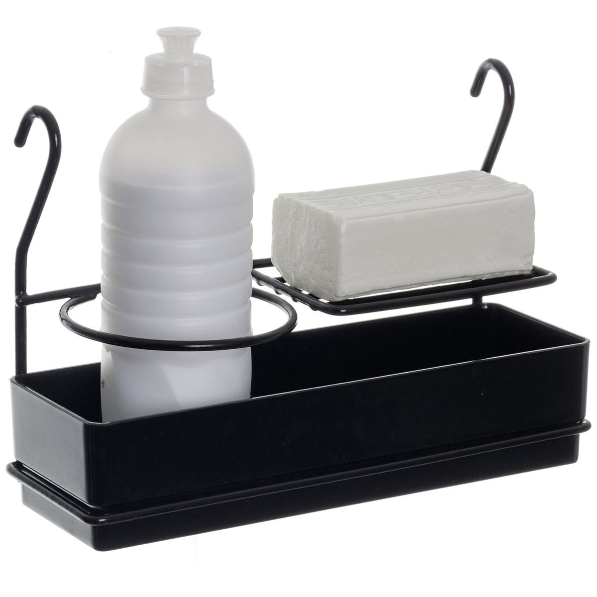 Porta detergente e esponja para parede - Linha Cook Premium - Não acompanha barra