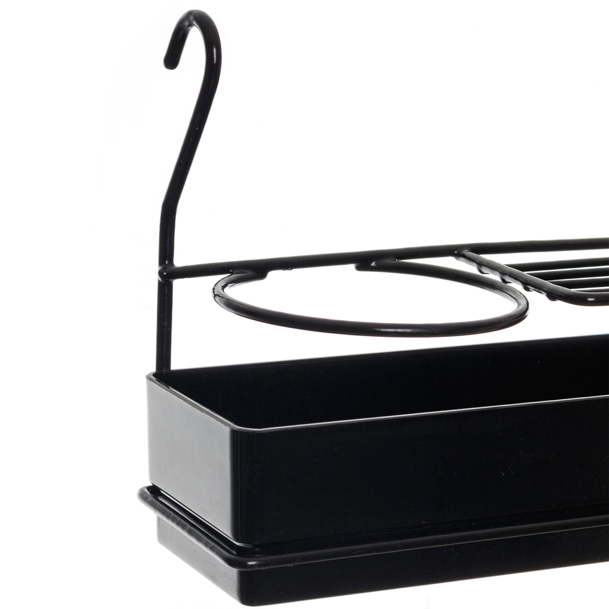 Porta detergente e esponja para parede - Linha Cook Premium - Não acompanha barra