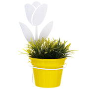 Suporte para Planta de Parede Flor – Porta Vaso Decorativo em Aço para Jardim, Varanda e Área Gourmet