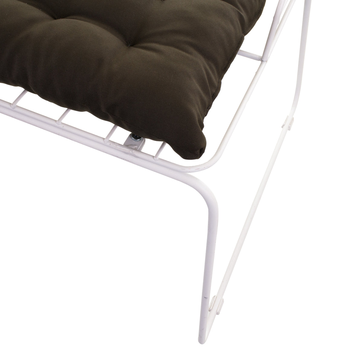 Cadeira de Jantar Design Industrial Aço Aramado Átomo