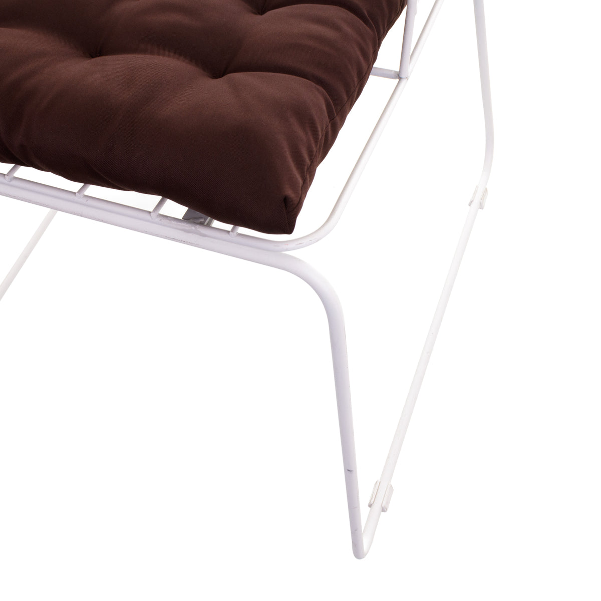 Cadeira de Jantar Design Industrial Aço Aramado Átomo
