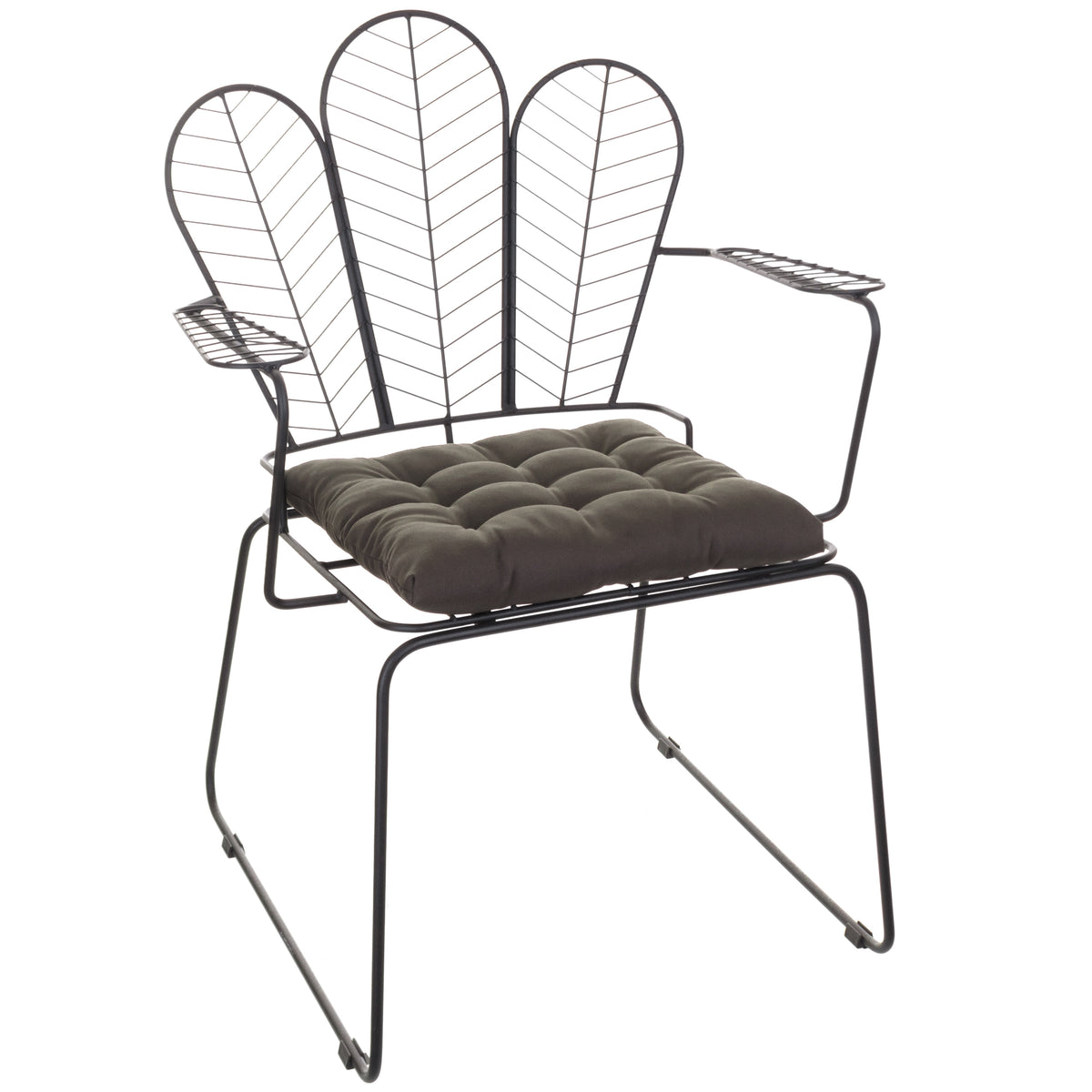 Cadeira de Jantar Design Industrial Aço Aramado Tree