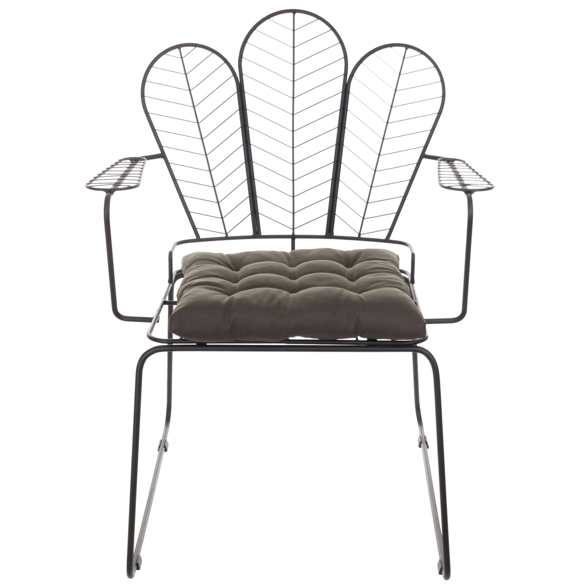 Cadeira de Jantar Design Industrial Aço Aramado Tree