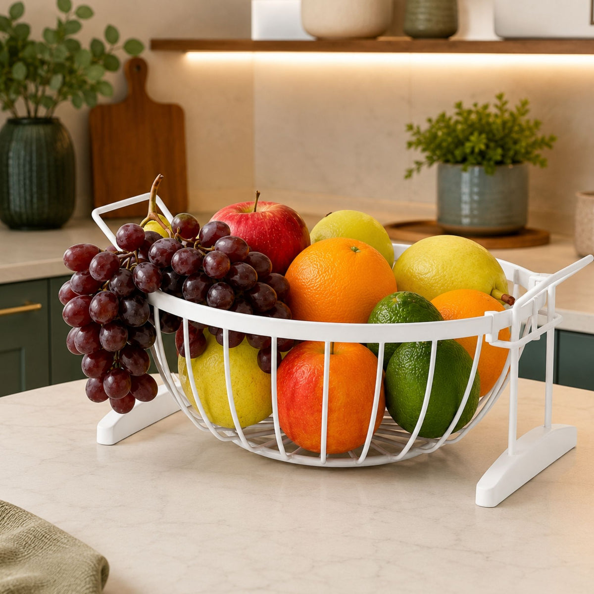 Fruteira Redonda Aramada de Mesa