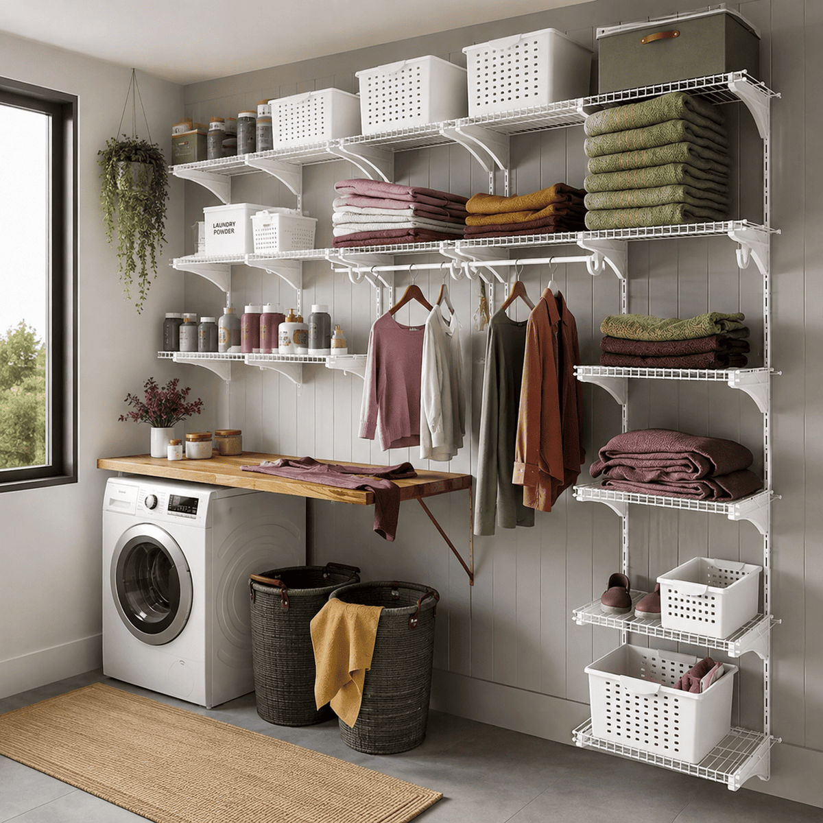 Armário Multiuso Parede Aramado Lavanderia Garagem kit 25