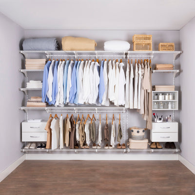 Armário Multiuso Closet Aberto Parede Casal Aramado kit 53