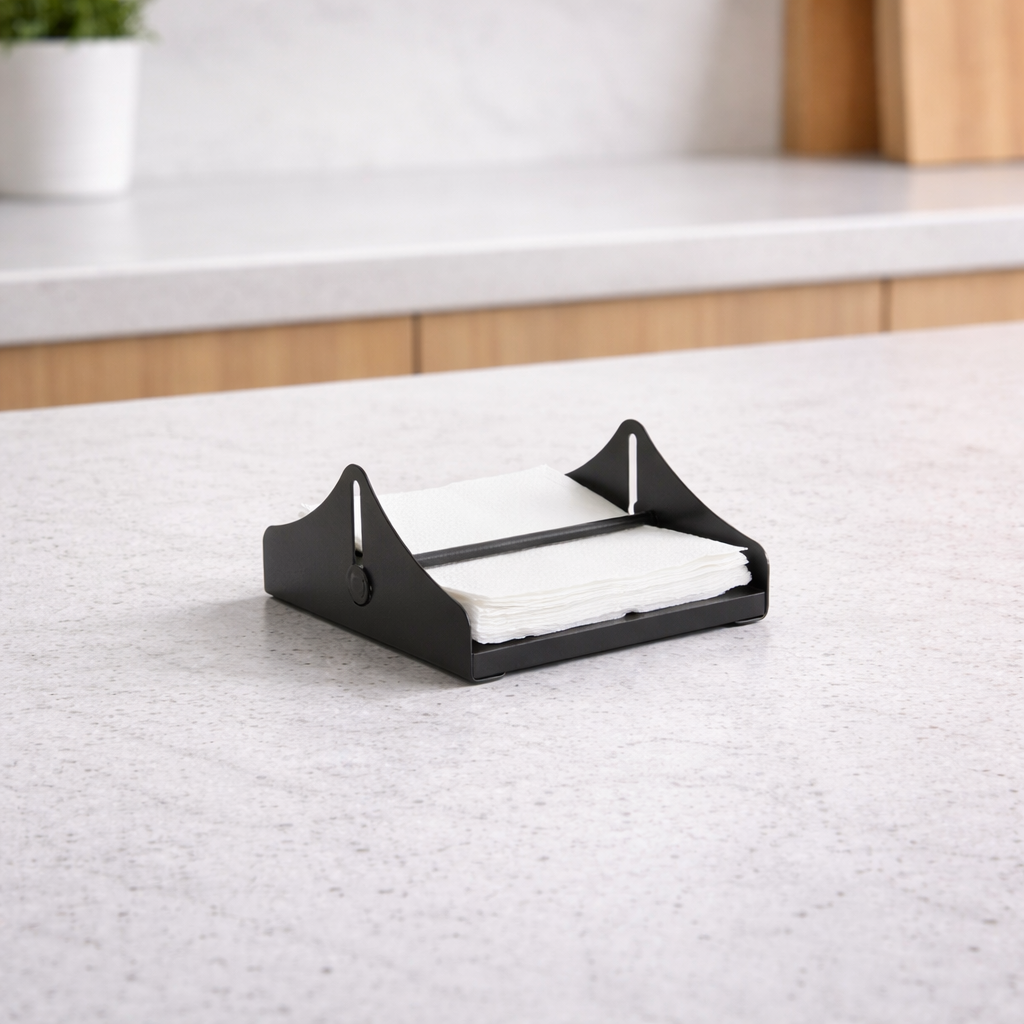 Porta-Guardanapos de Mesa com Haste Organizadora Aramado