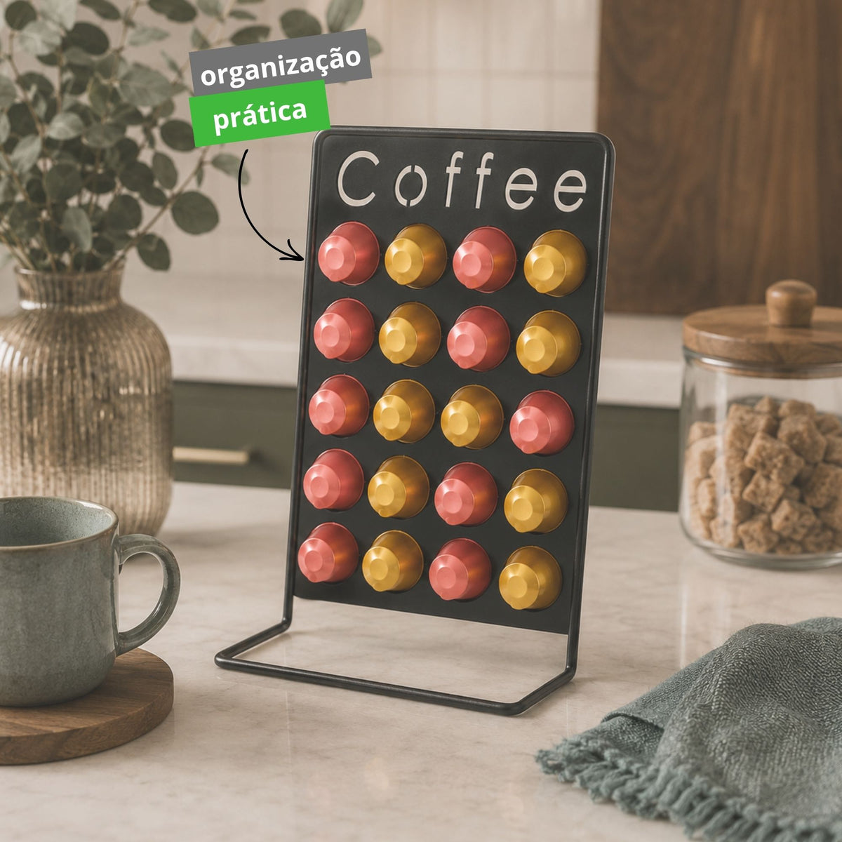 Porta Cápsulas De Café Only Nespresso Aramado