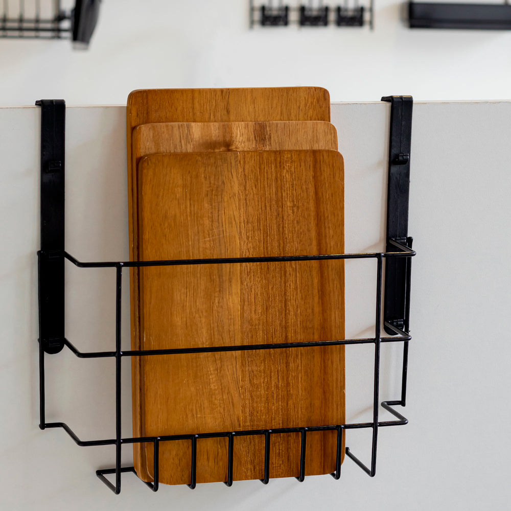Suporte para tábuas para porta de armário aramado