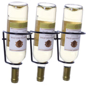 Garrafeiro decorativo aramado Blanc para 3 garrafas