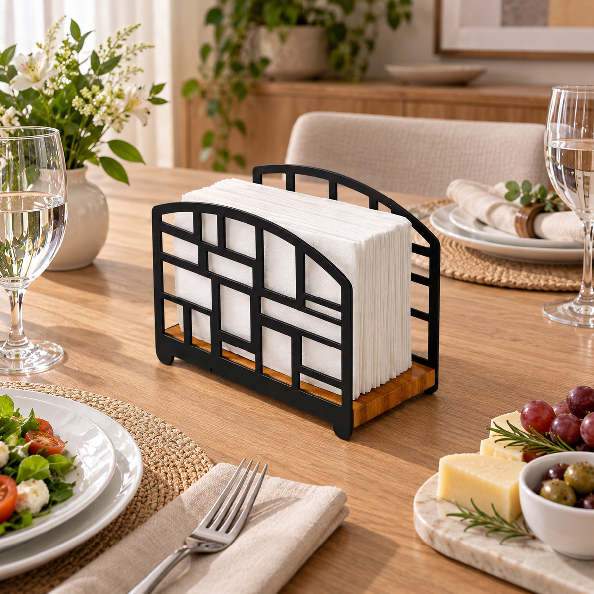 Porta Guardanapos Grande Decorativo para Mesa