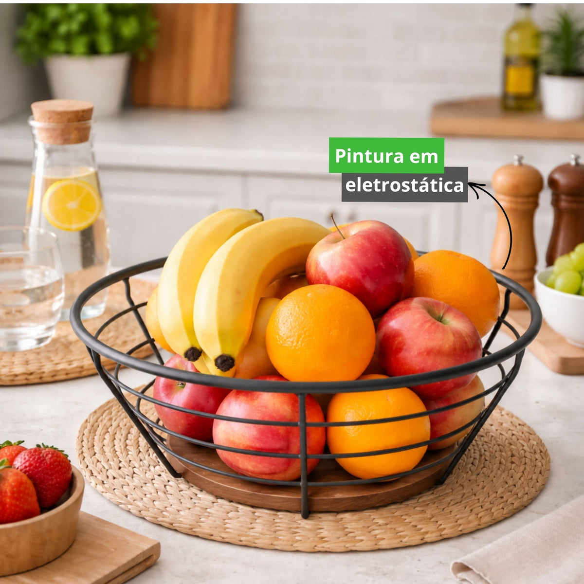 Fruteira de Mesa Organizadora Only Aramado