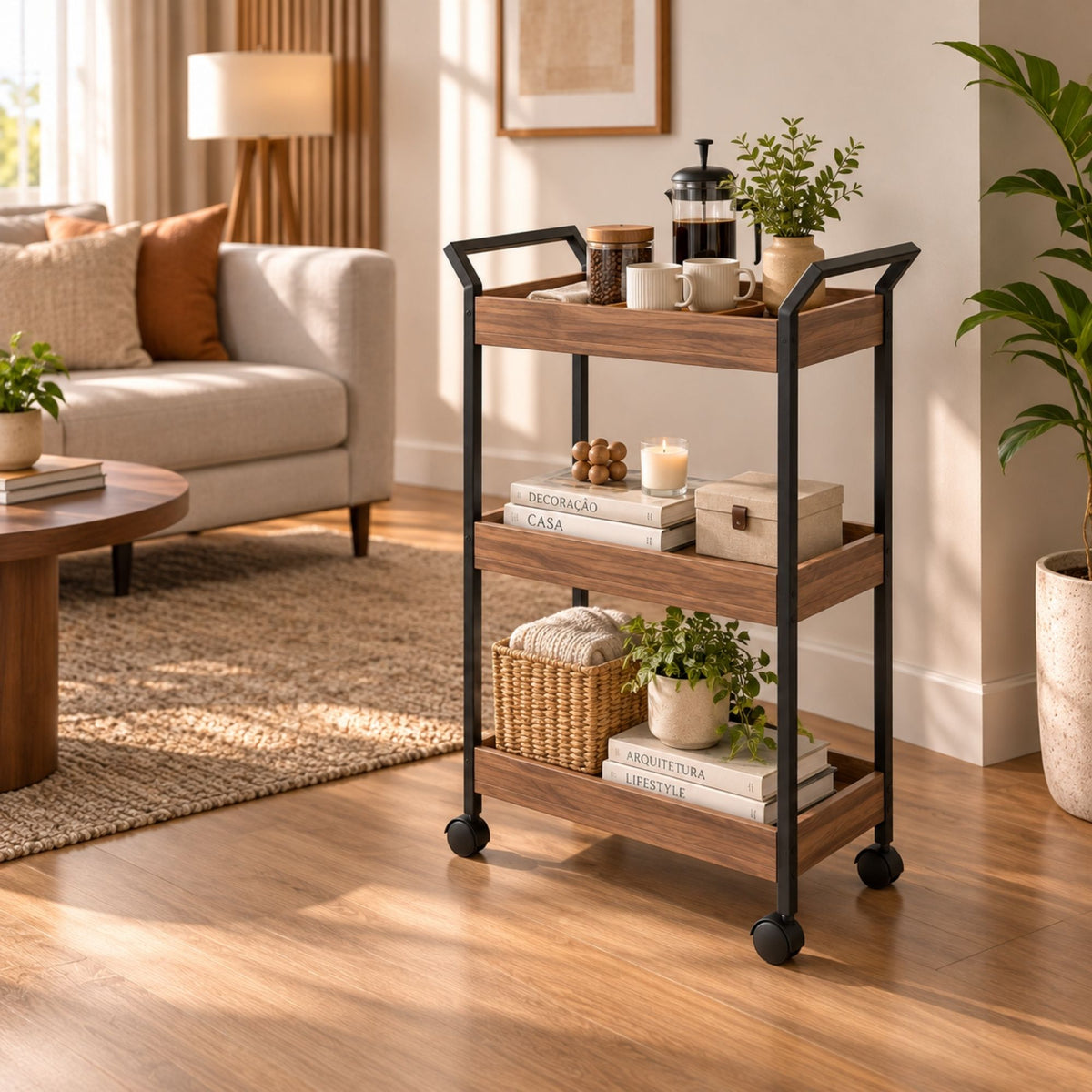 Carrinho Organizador Multiuso Loft