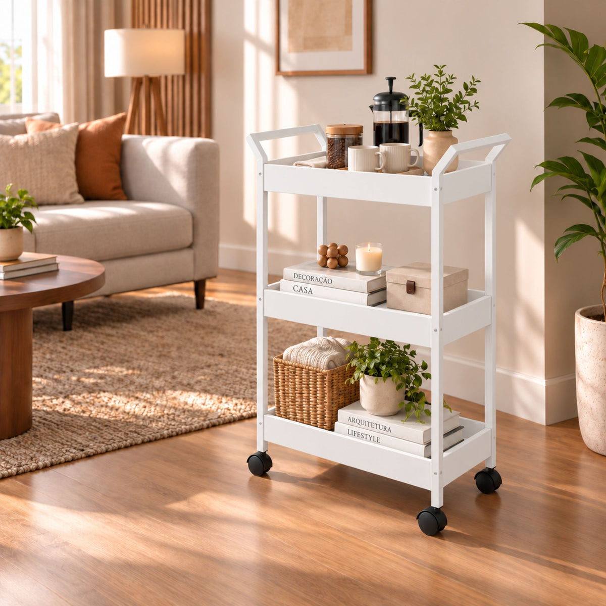 Carrinho Organizador Multiuso Loft